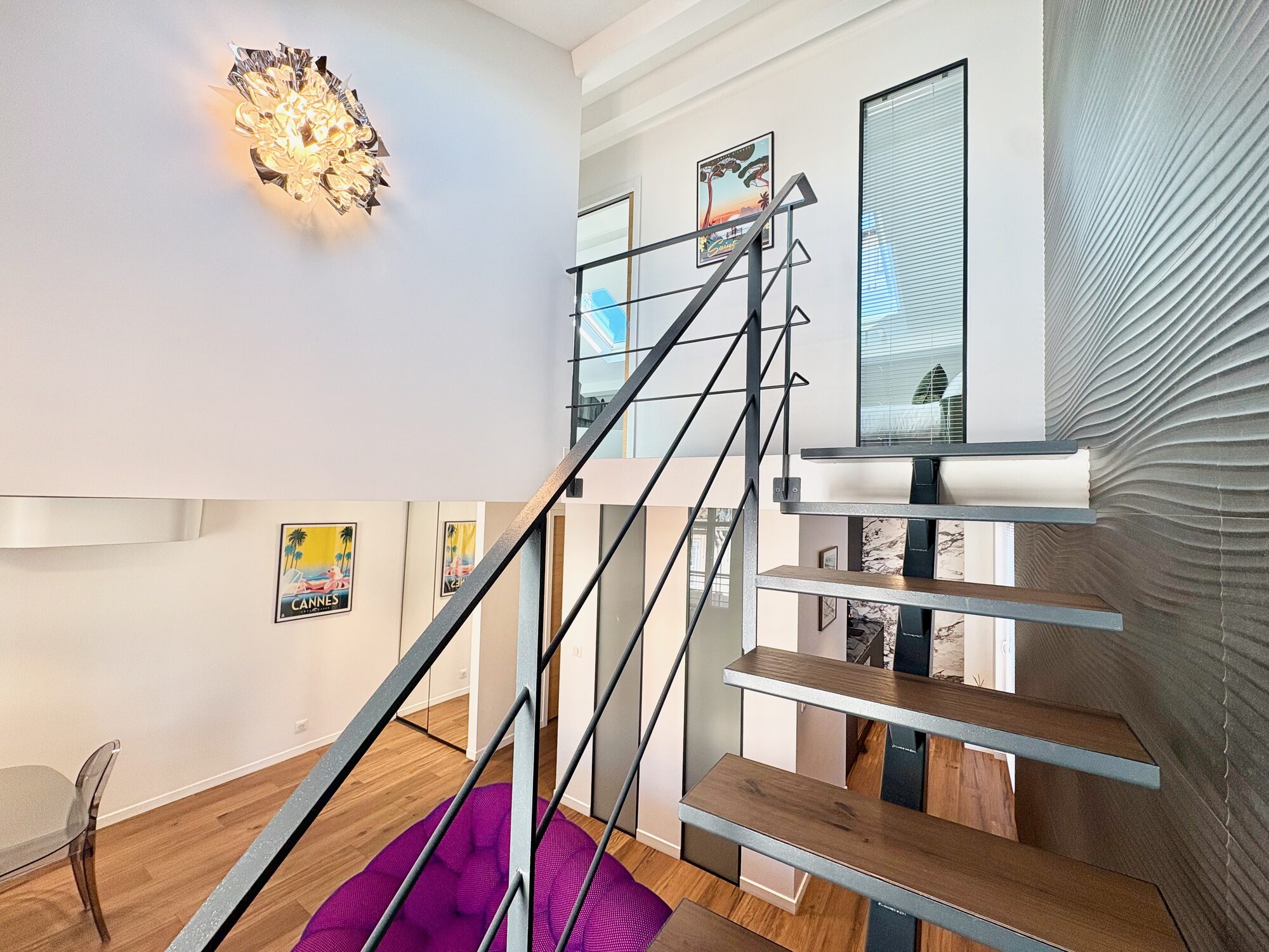 Escalera y entreplanta, Meynadier