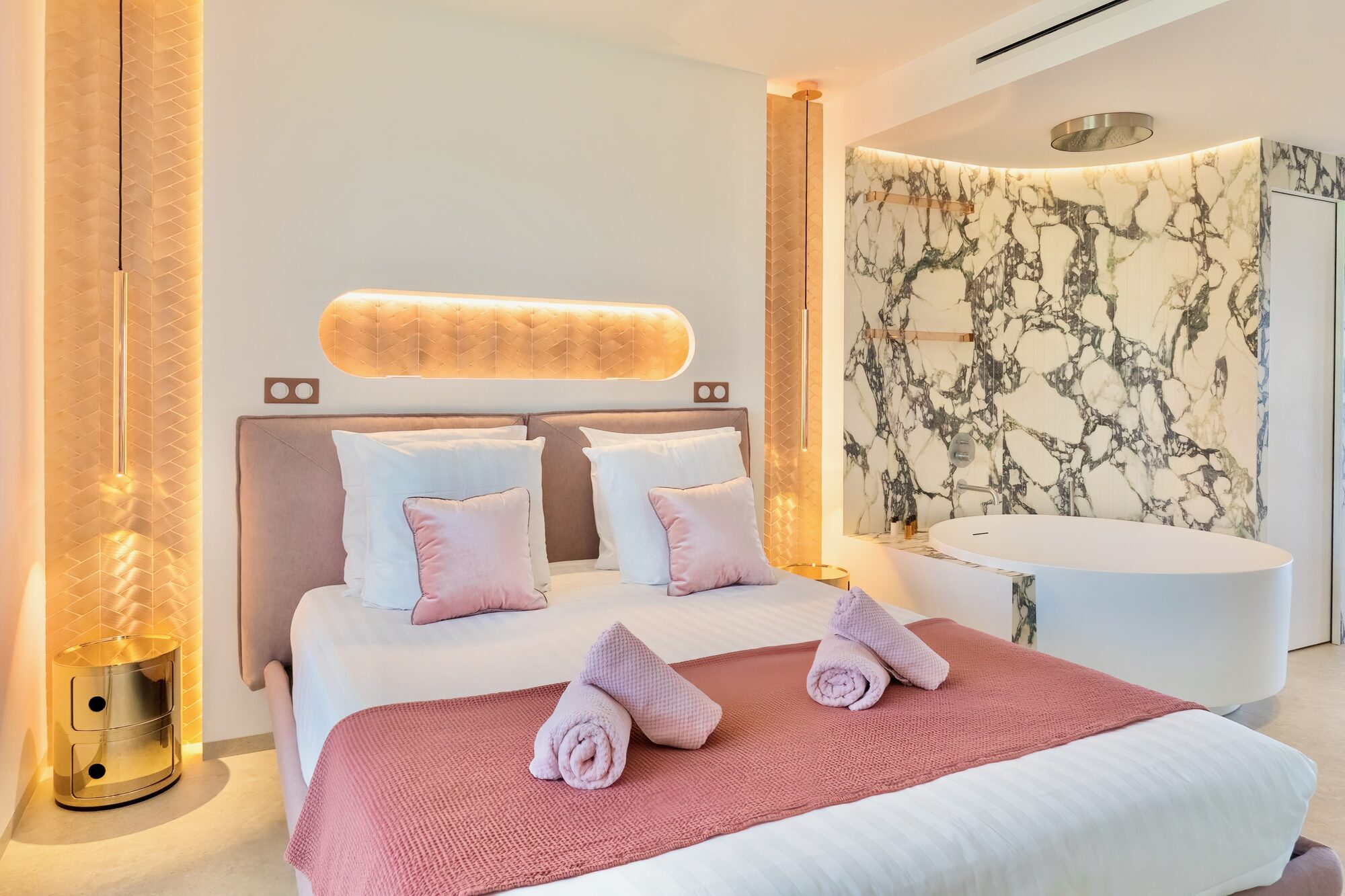 Suite principal con bañera exenta, Royal Pink